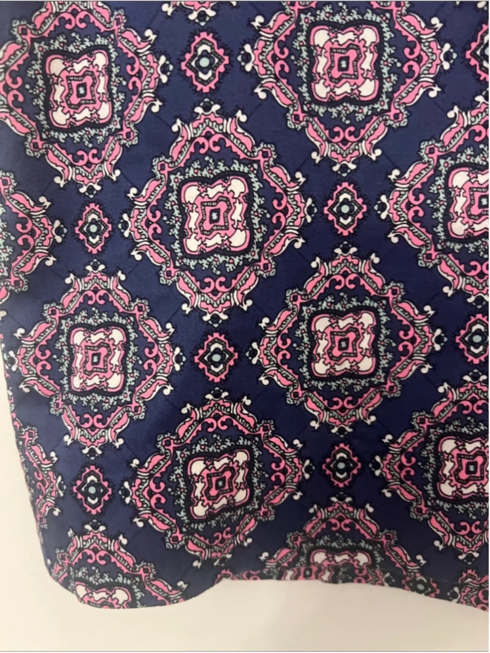 J Crew Geometric Print Pencil Skirt